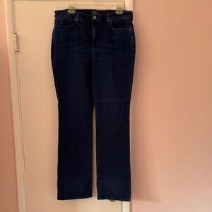 NYDJ Women's Deep Indigo Straight Leg Jeans